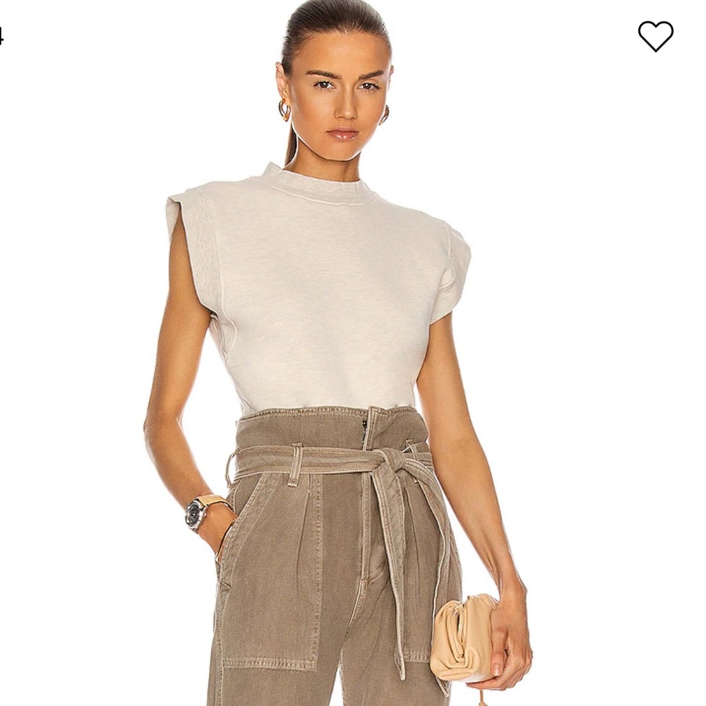 New Agolde Simone Sleeveless Sweatshirt